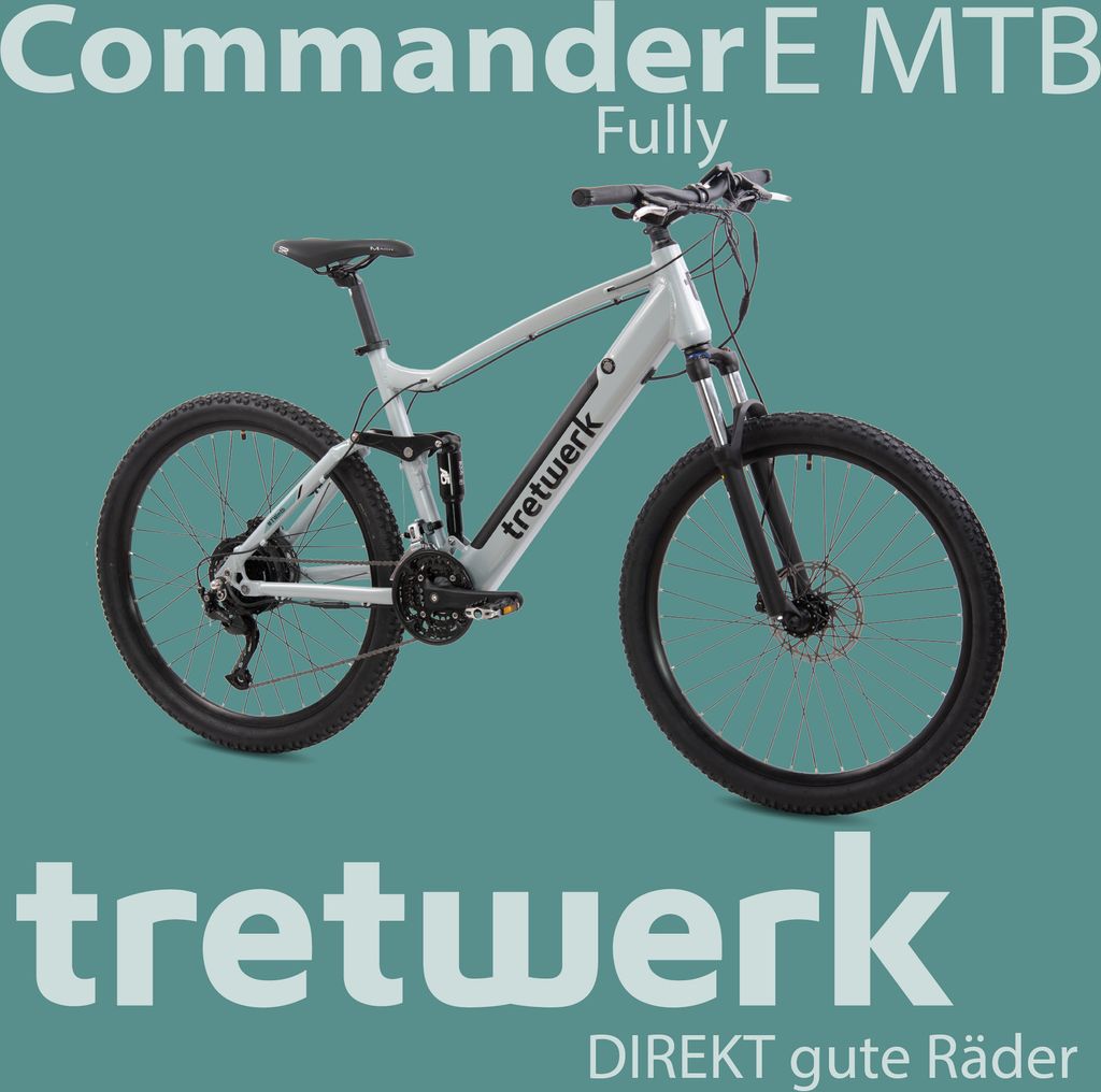 Tretwerk Commander Fully E Bike Mountainbike 175 - 190 cm Produktbild 7