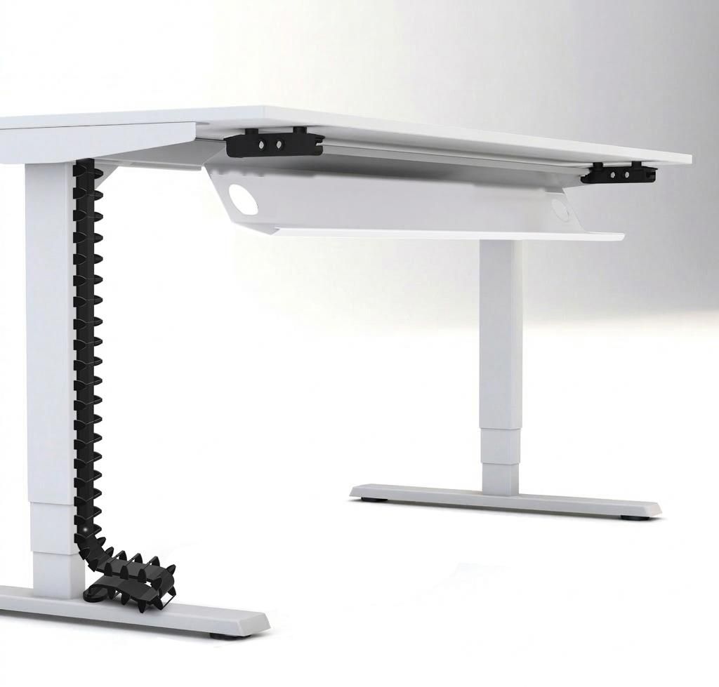 ASSMANN Horizontaler Kabelkanal Flex-small + Vertikale Kabelführung Schwarz, 88x16x10cm