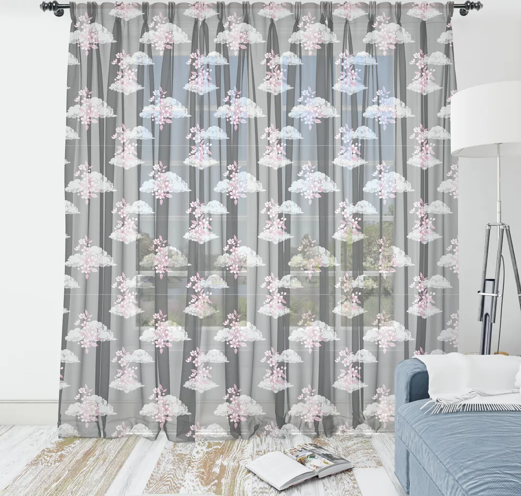 Tenture Murale Fleur de Cerisier en Satin pour Déco Chambre et Salon