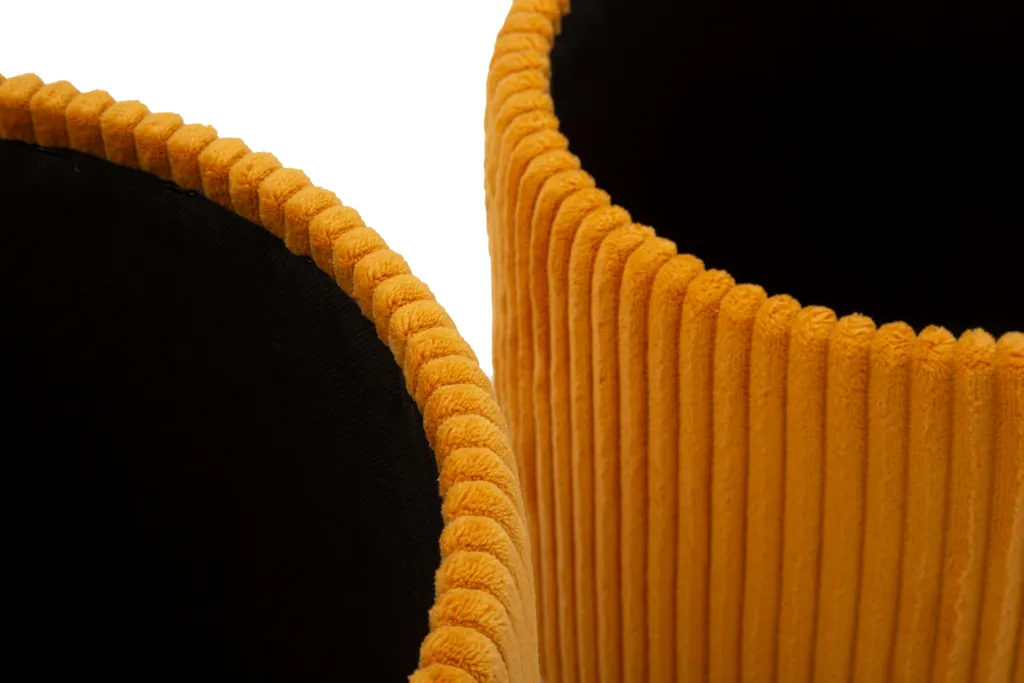 Optimisez votre Espace avec ces 2 Poufs Coffres Bolzano Jaune Moutarde - 8
