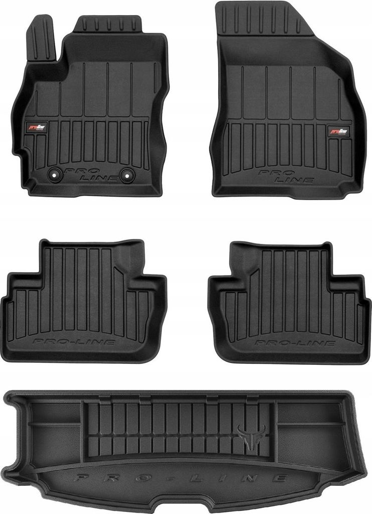 SET 3D Gummifußmatten Mazda Premacy 2 2005-2010