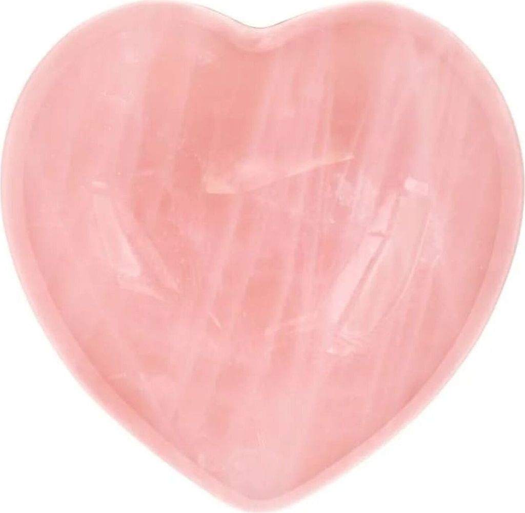 Handschmeichler Herz Rosenquarz -- ±3.5cm