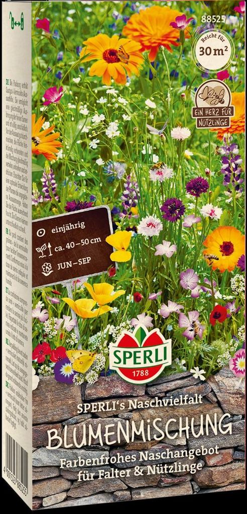 SPERLI Blumensamen Naschvielfalt 30 m² Produktbild 