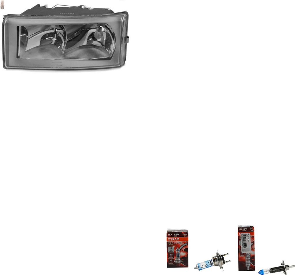 Johns, Scheinwerfer + Osram Night Breaker Laser passend für Iveco Daily II Links 500307755 0000500307755