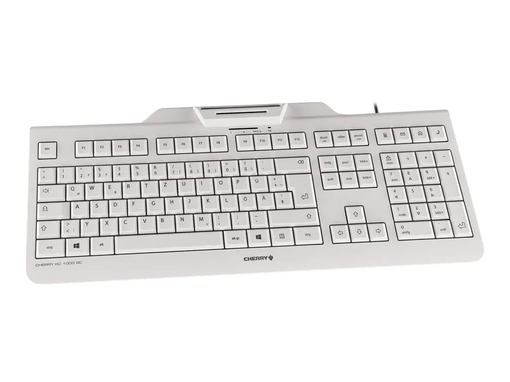 Clavier AZERTY Belgique Cherry KC 1000 SC Anti-Erreur avec Lecteur eID