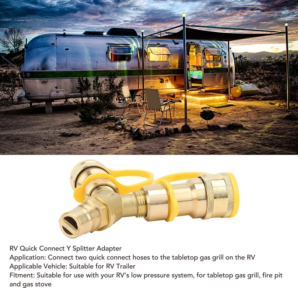 Adaptateur Y raccord rapide RV 1/2 pouce en cuivre haute efficacité
