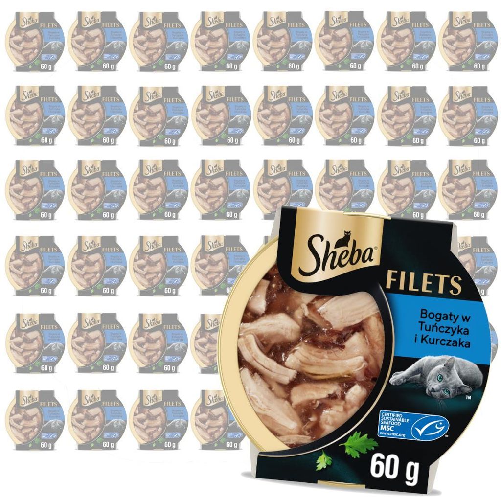 Sheba Filets 48x60g Mokra Karma Dla Kota Z Kurczakiem I Zdjęcie produktu 
