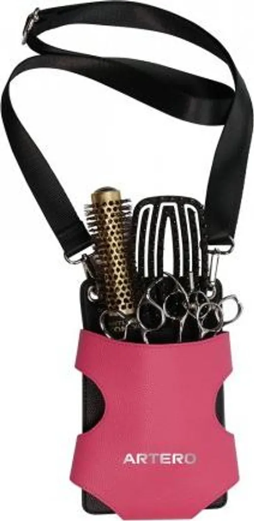Etui Crossbody Artero Royale Pink pour Ciseaux de Toilettage Professionnel