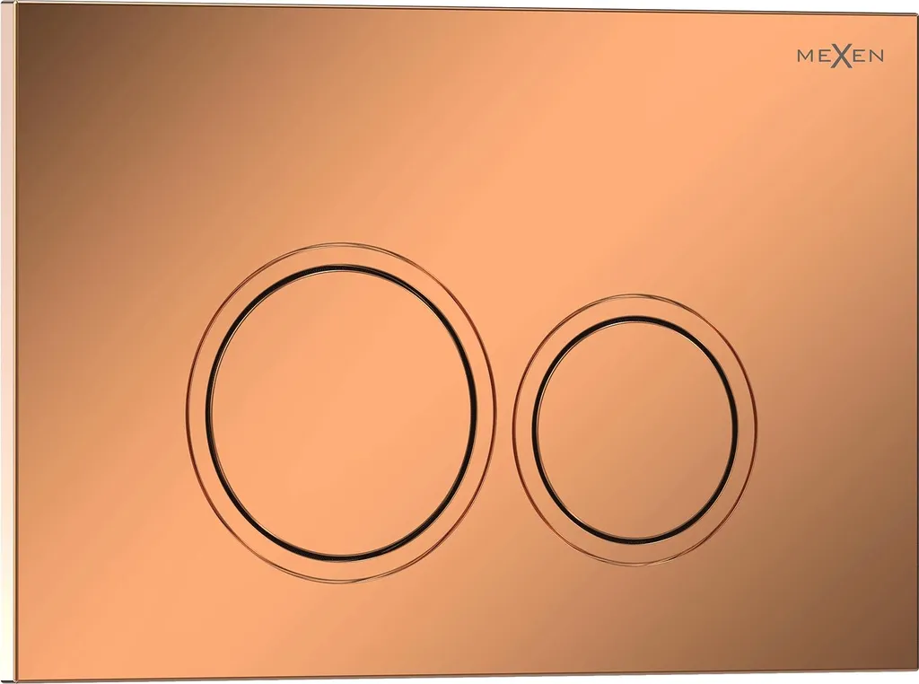Placca Mexen Tex 01 6101-09 Oro Rosa Lucido - Design Contemporaneo