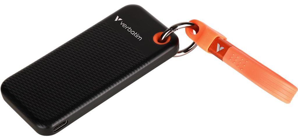 Verbatim Pocket SSD USB 3.2 1TB Black/Orange 32193 Produktbild 