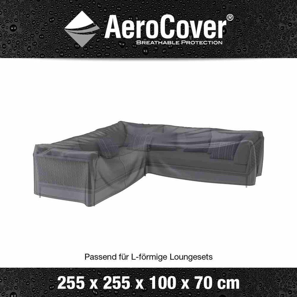AeroCover Eck-Lounge-Hülle L-form 255x255x100x70cm, Patio Produktbild 