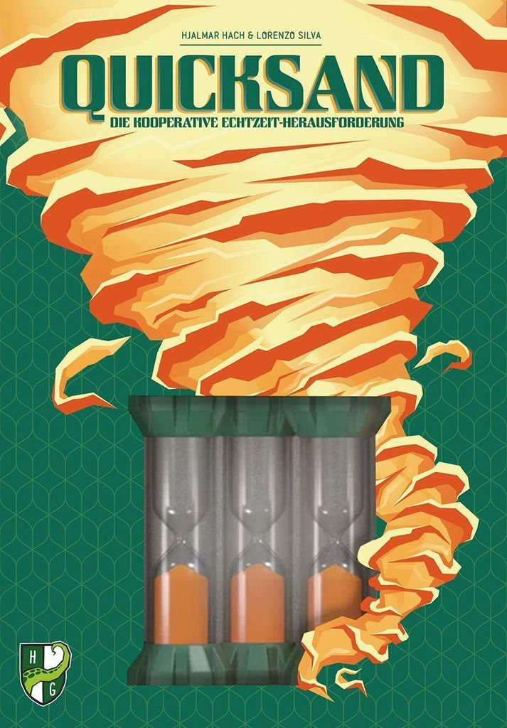 Quicksand kooperatives Echtzeit-Brettspiel mit Sanduhren