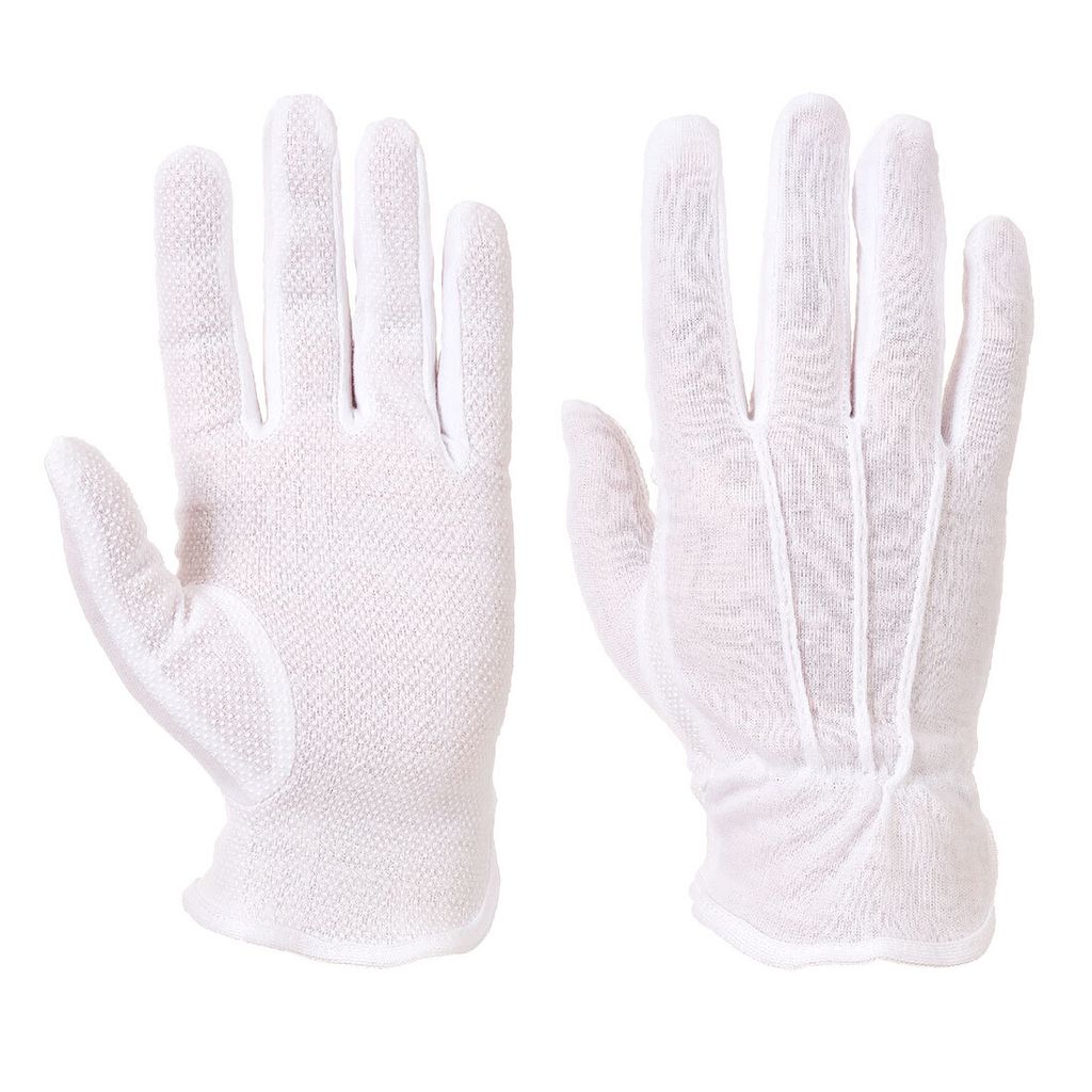 Portwest A080 Microdot-Handschuh (600 Paar) White Gr. XL