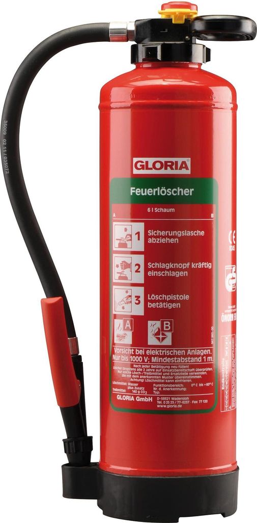 GLORIA 801641.0000 Penový hasiaci prístroj GLORIA SKA+ 6 Obrázok produktu 