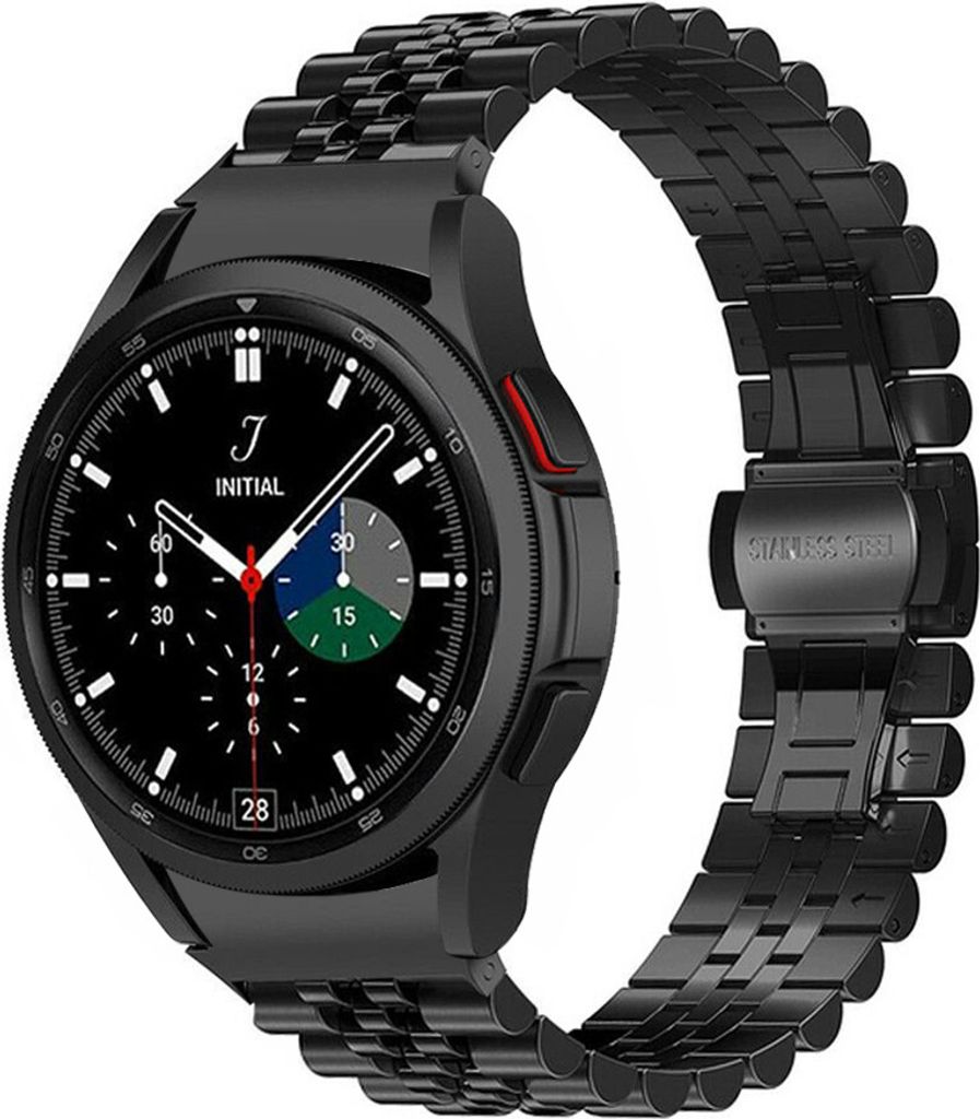 Strap-it Jubilee-Armband aus Stahl – speziell für Samsung Galaxy Watch 7 (40 & 44 mm) / Watch 6 (Classic) / Watch 5 (Pro) / Watch 4 (Classic) / ...