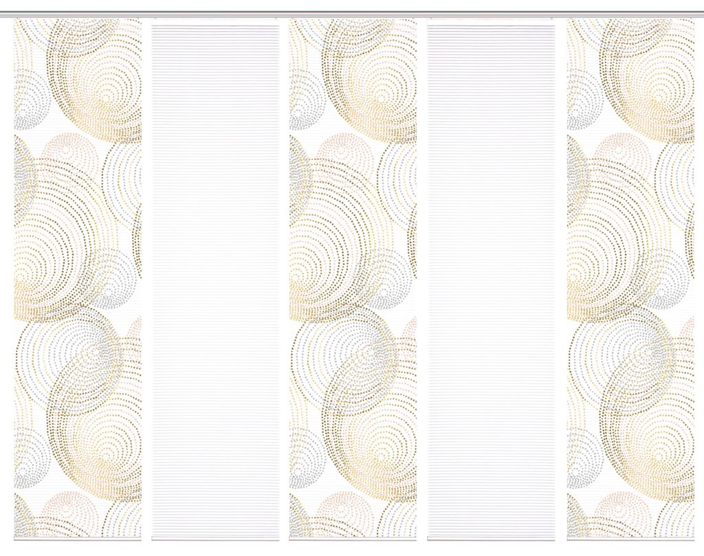 84111 SPIRO Schiebegardine recyceltes Polyester, Bambusoptik, 245x60