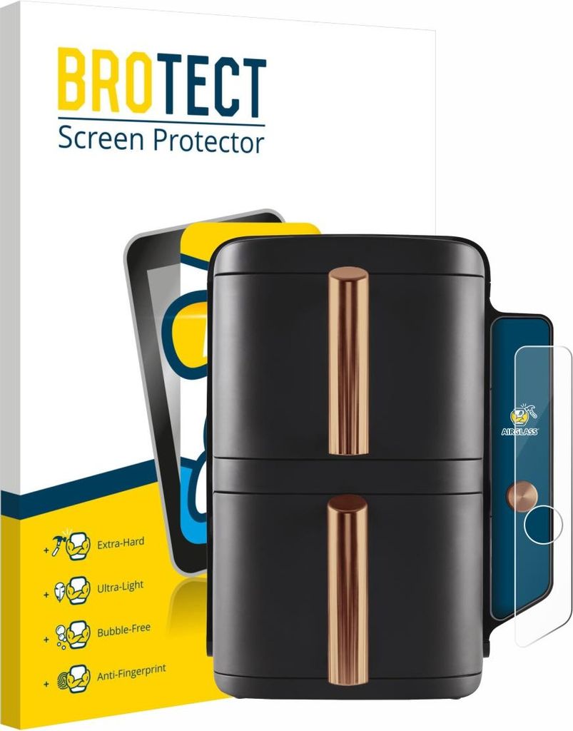 BROTECT Schutzglas für Ninja Double Stack XL sl400eu Schutzfolie Panzer Folie Glas Display Schutz klar