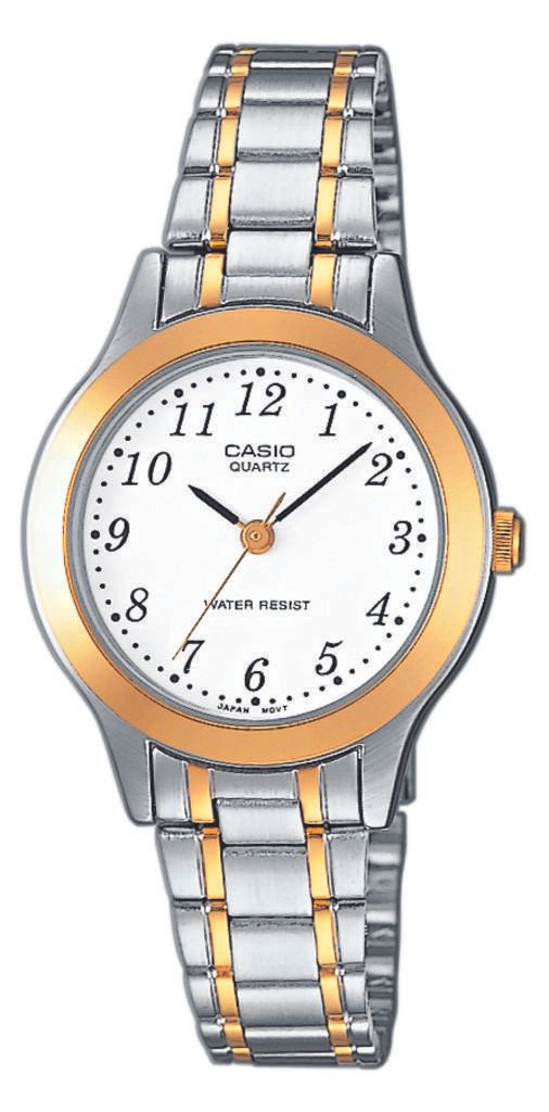 Casio Damen Armbanduhr LTP-1263PG-7BEG analog bicolor