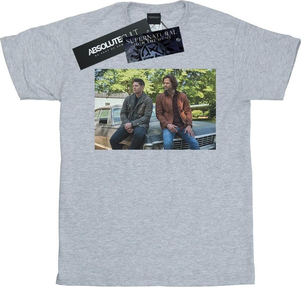 Supernatural - "Impala Brothers" T-Shirt für Herren BI45923 (XXL) (Grau)