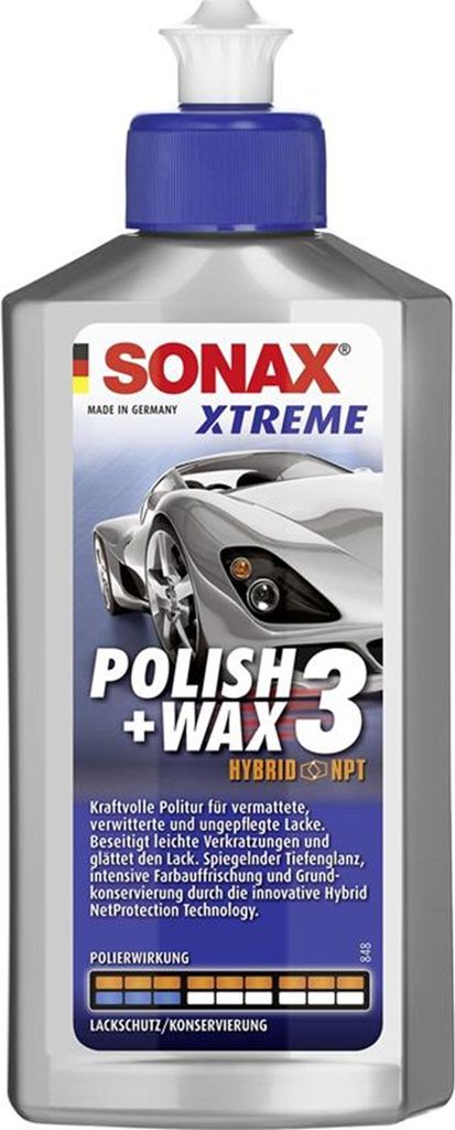 SONAX Politur und Wachs 02021000 17cm Flasche 250ml 0,289kg Produktbild 