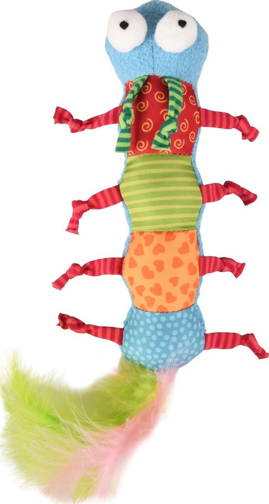 Flamingo Katzenspielzeug Yowly Raupe Produktbild 