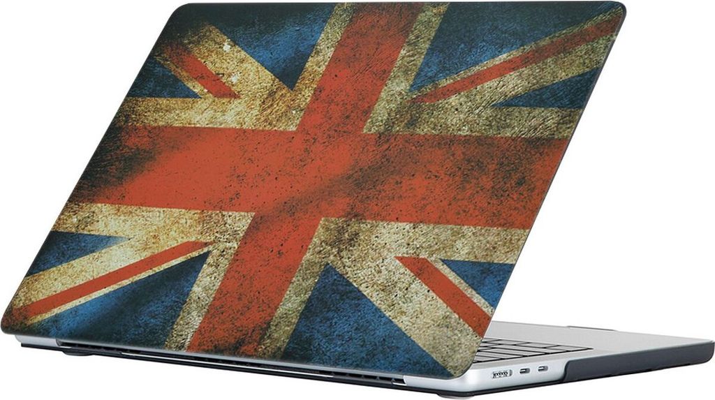 Mobigear Design MacBook Air 15 Zoll (2023-2026) Hardcase Hülle MacBook Case - UK Flag - Model A2941 / A3114 / A3241 / A3448