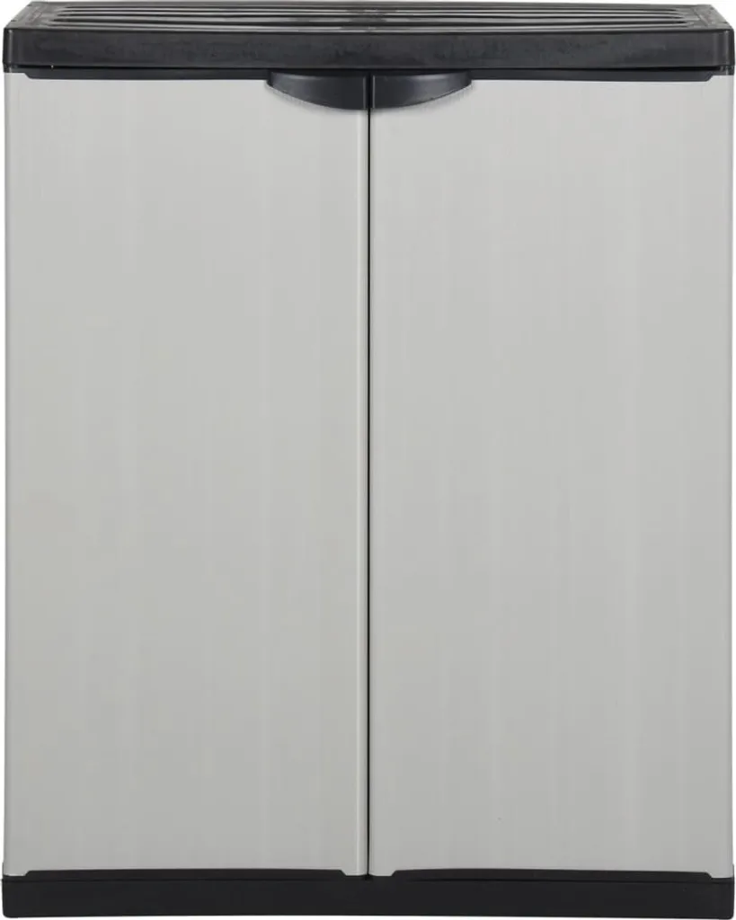 Mobiletto Esterno vidaXL 68x40x85 cm Plastica - Salvaspazio Terrazzo
