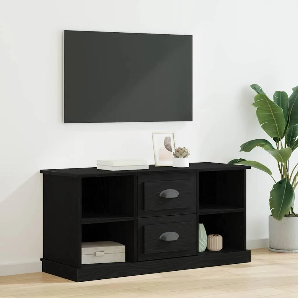 Mobile TV Maison Exclusive Rovere Nero 99.5cm | Arredo Soggiorno Minimal
