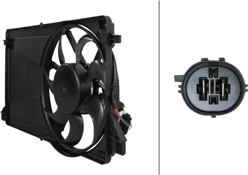 Ventilateur radiateur Ford Focus 12V 336W idéal pour remplacement OEM