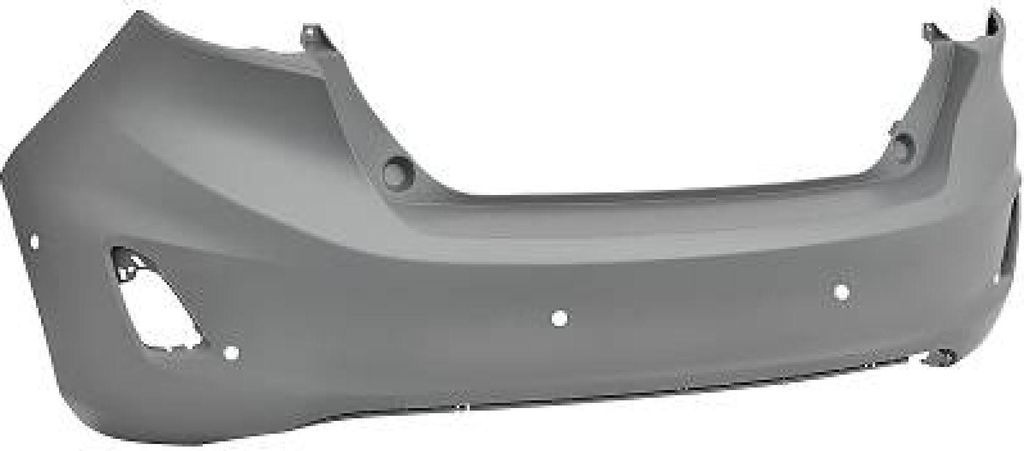 DIEDERICHS Heckstoßstange Stoßfänger Hinten für FORD Fiesta Mk7 Schrägheck Fiesta Mk7 Kastenwagen