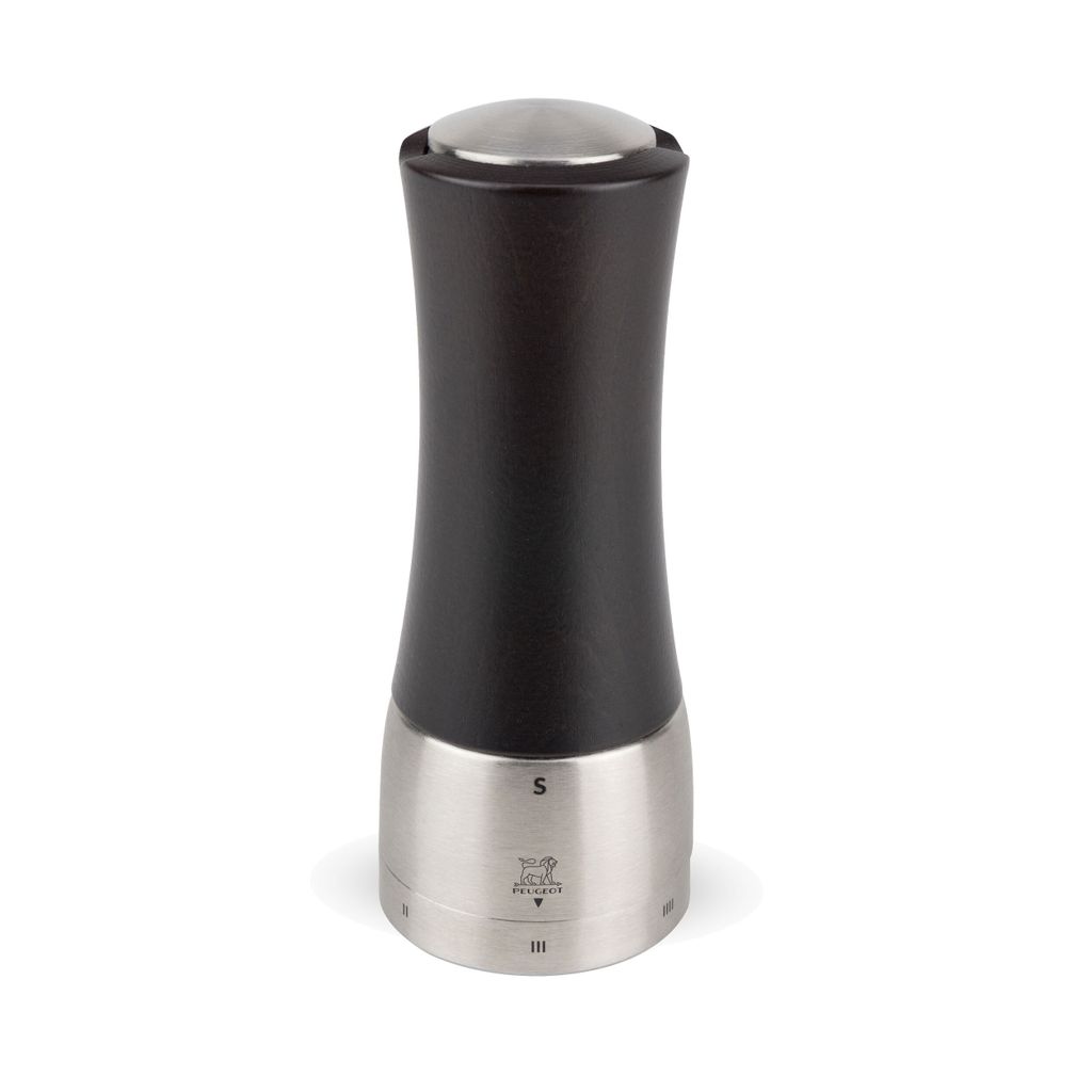 PEUGEOT Salzmühle MADRAS 16cm Buchenholz Edelstahl Schoko Produktbild 