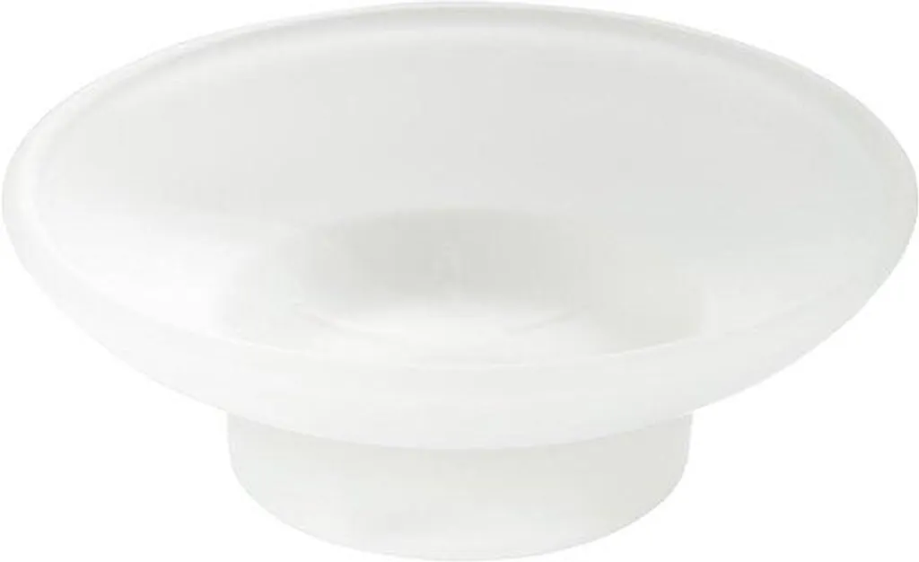Porte-savon en verre Kosmos 1119284 : pièce de rechange blanc pour bain