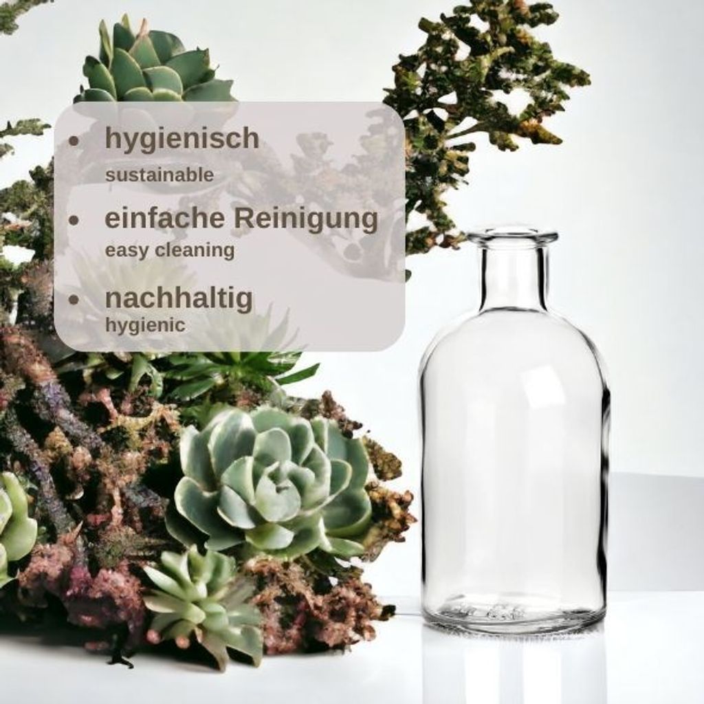 gouveo 24er Set Glasflaschen 250 ml Apotheker mit Produktbild 4