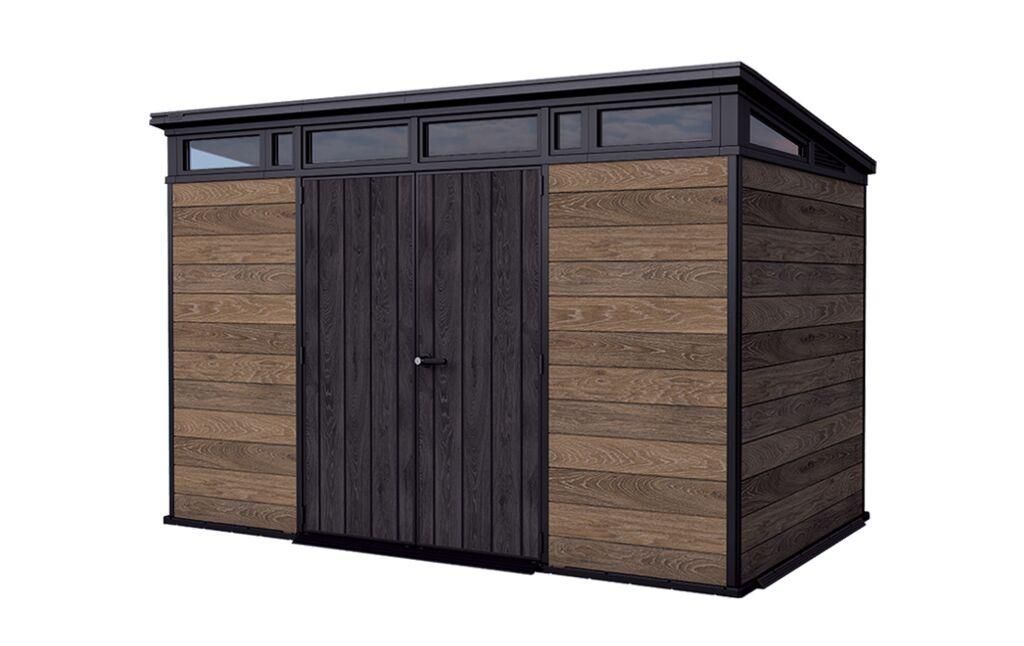 PENT Signature HORIZONTAL Gartenhaus 11x7 – braun Produktbild 