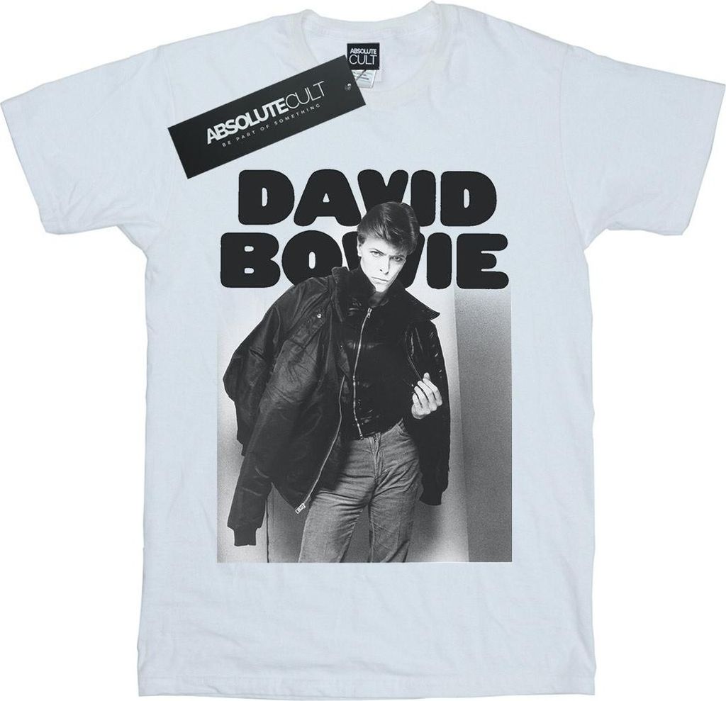 David Bowie - T-Shirt für Damen BI18813 (XXL) (Weiß)