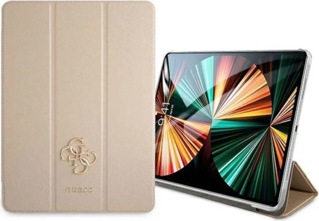Guess Saffiano Gold Case iPad 12.9 2021 - Must-Have Glamour - 10