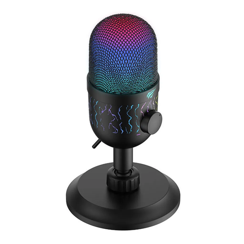Micro Gaming USB Havit GK52 - Microphone de Bureau avec Rétroéclairage - 4