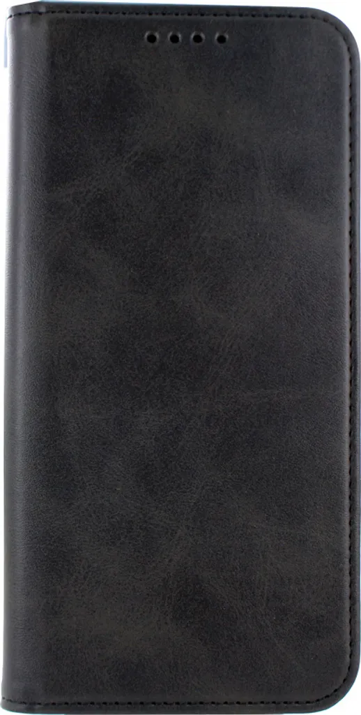Étui Portefeuille Fin Cyoo Premium BookCase Noir en Cuir Véritable