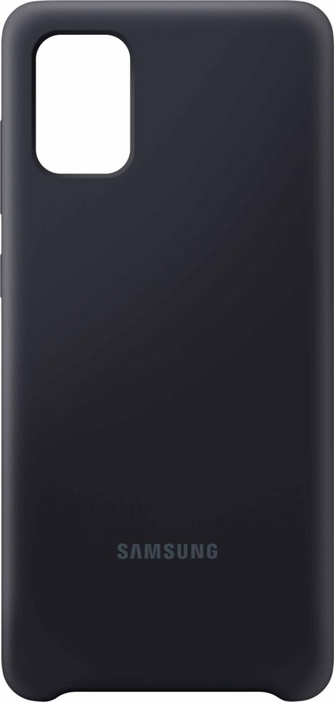 Samsung Galaxy A71 Hülle - Silikon - Samsung Backcover - Schwarz