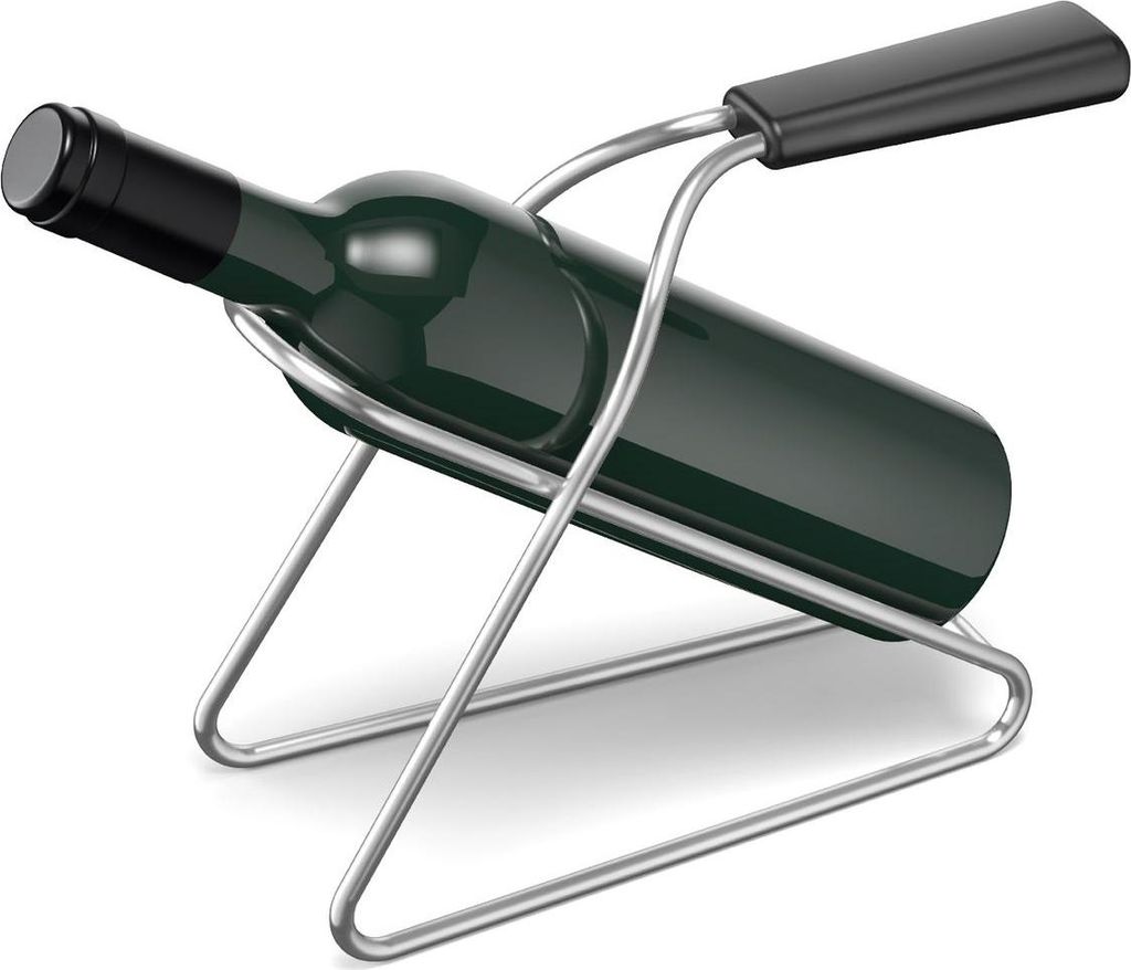 ZACK Edelstahl Weinflaschenhalter ARLO Flaschenhalter 20576