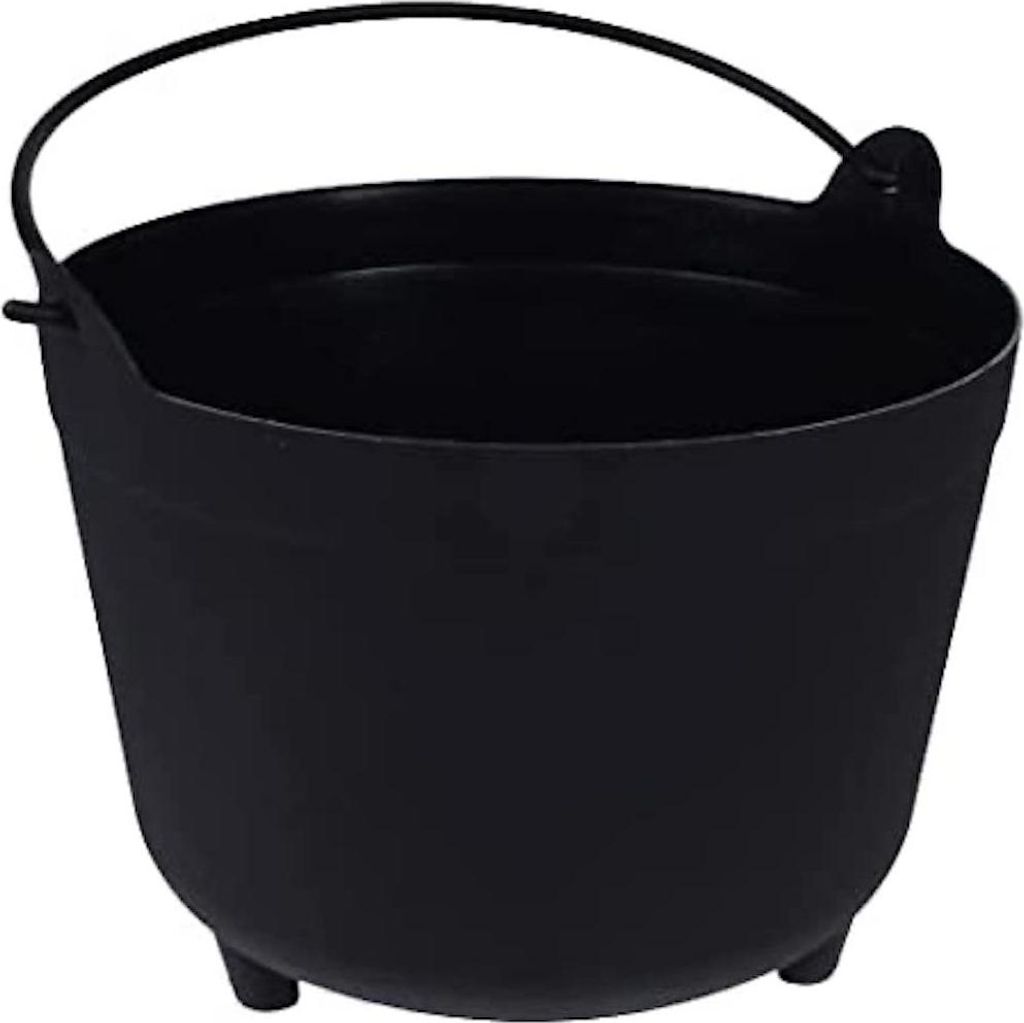 Amscan Hexenkessel Schwarz 29cm für Halloween Dekoration und Süßigkeitenbehälter