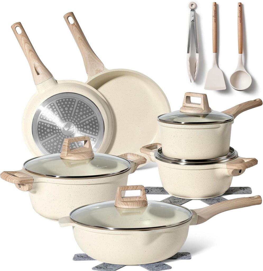 Just Perfecto JL-788: 15 Pieces Granite Cookware Set - Produktbild 