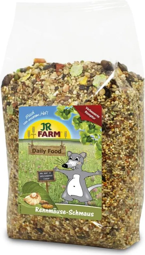 Nourriture Souris de Course JR Farm 600g x6 : Mélange Équilibré et Vitalité