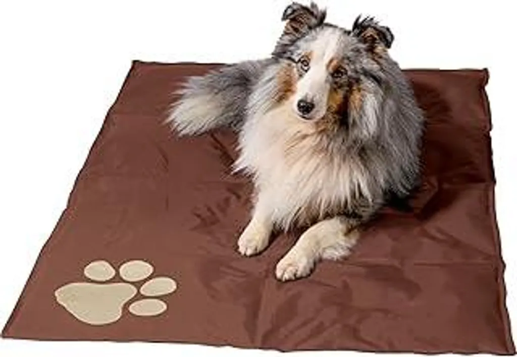 dobar60421 Tappetino rinfrescante per cani - Tappetino rinfrescante per cani e gatti - Tappetino autorinfrescante per animali domestici - Coperta per cani con imbottitura in gel freddo - Coperta rinfrescante - 99,5 x 70 cm - Marrone