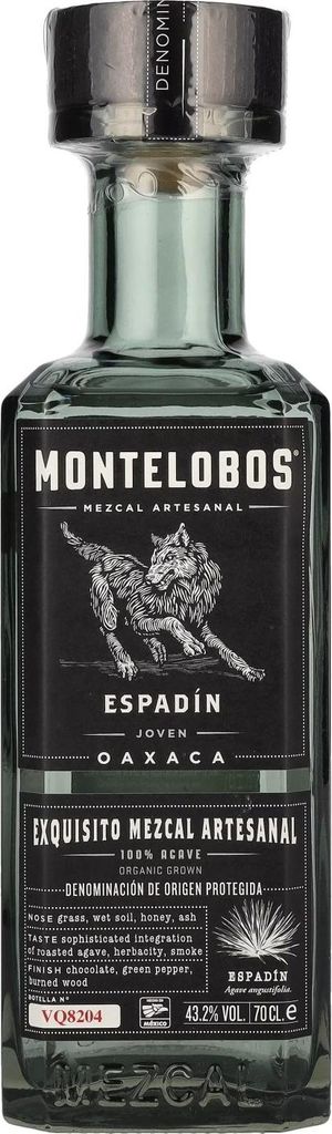 Montelobos ESPADÍN Joven 100% Agave Mezcal Artesanal 43,2% Image du produit 