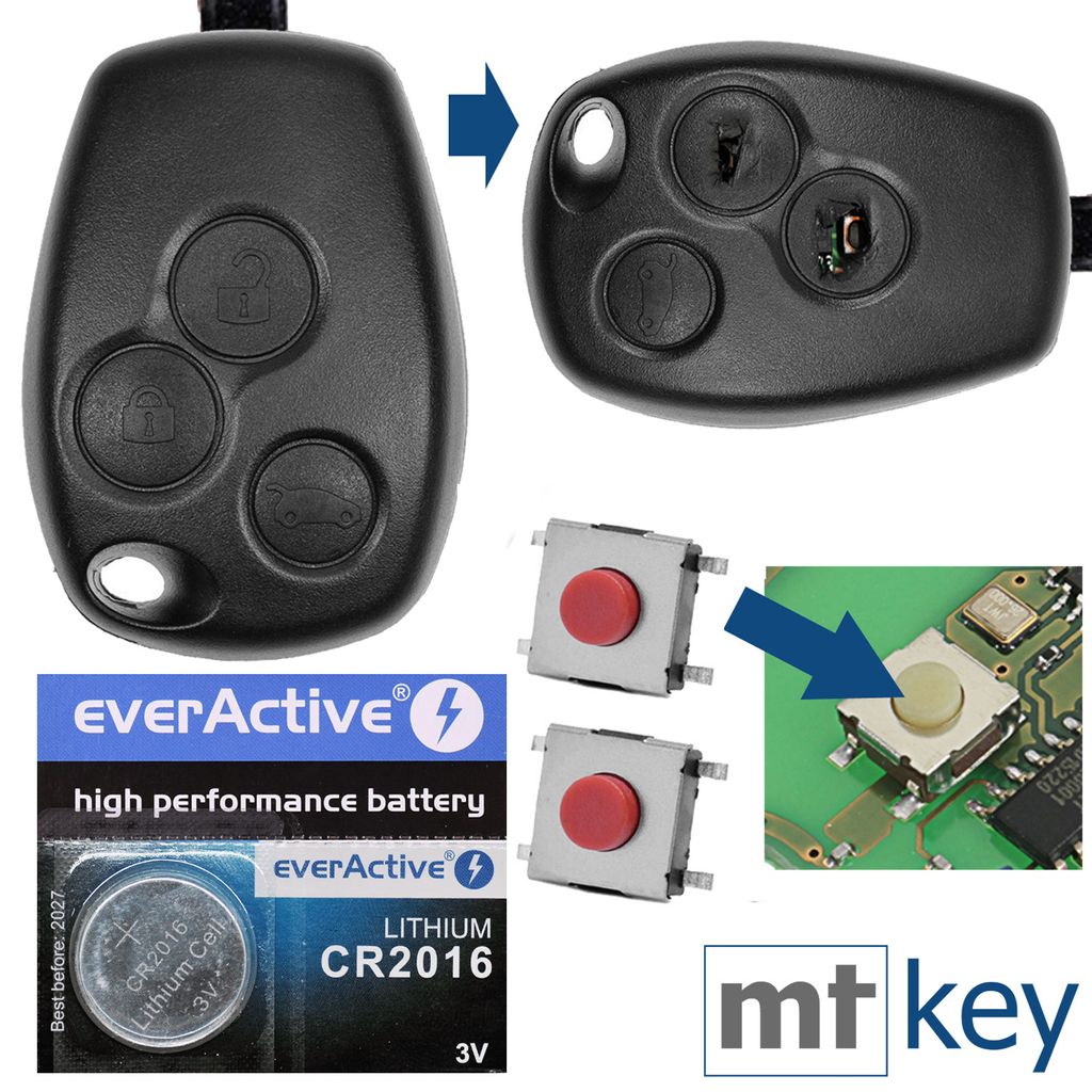 Auto Schlüssel Gehäuse für Funk Klapp Schlüssel kompatibel mit