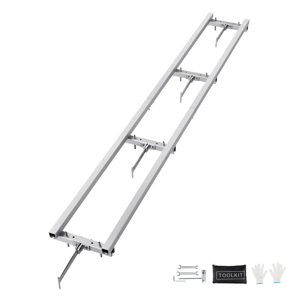 Système de guidage VEVOR 274 cm pour scierie portative et tronçonneuse