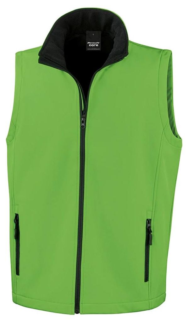 Result - "Printable" Weste für Herren BC4786 (XL) (Leuchtend Grün/Schwarz)