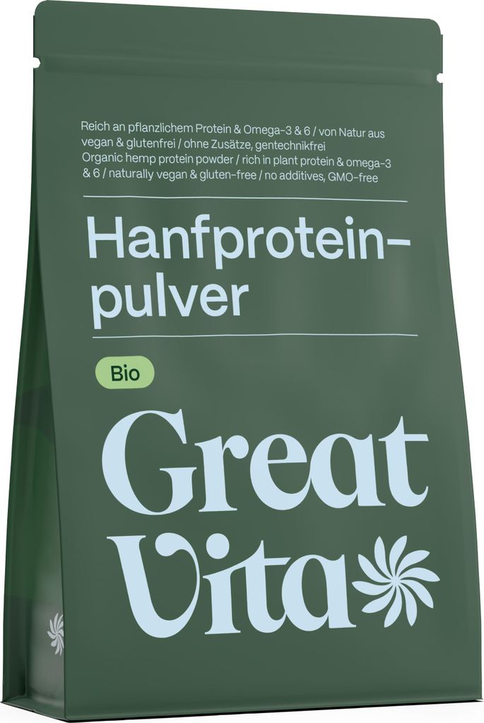 GreatVita  Hanfproteinpulver, 400g Produktbild 