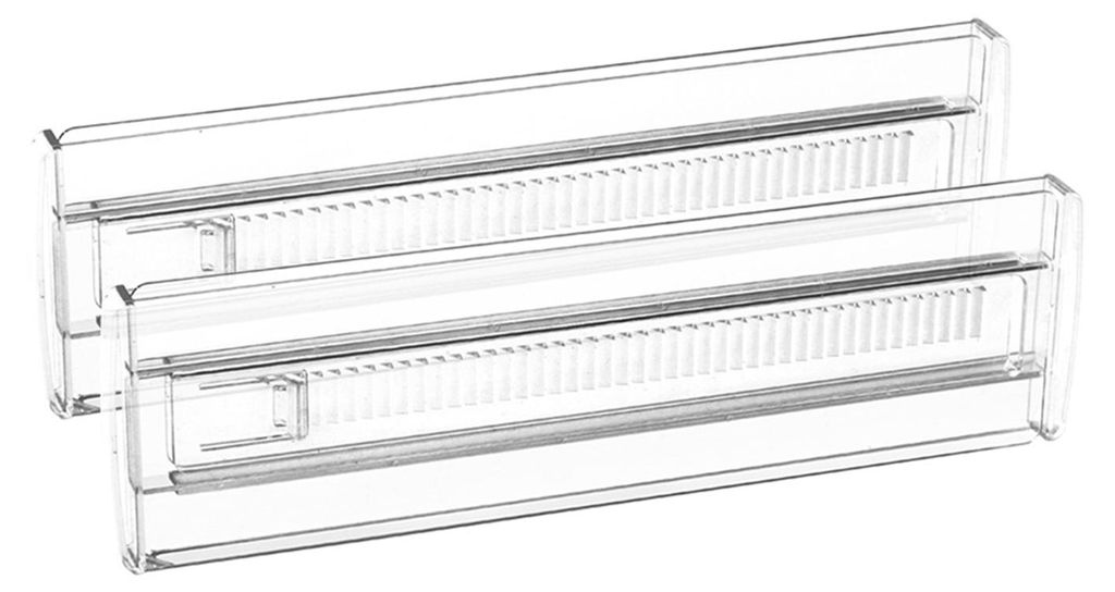 Verstellbarer Schubladeneinteiler, transparenter Schubladenorganizer, erweiterbarer Schubladentrenner für Kleidung, Babyutensilien, Besteck, Schla...